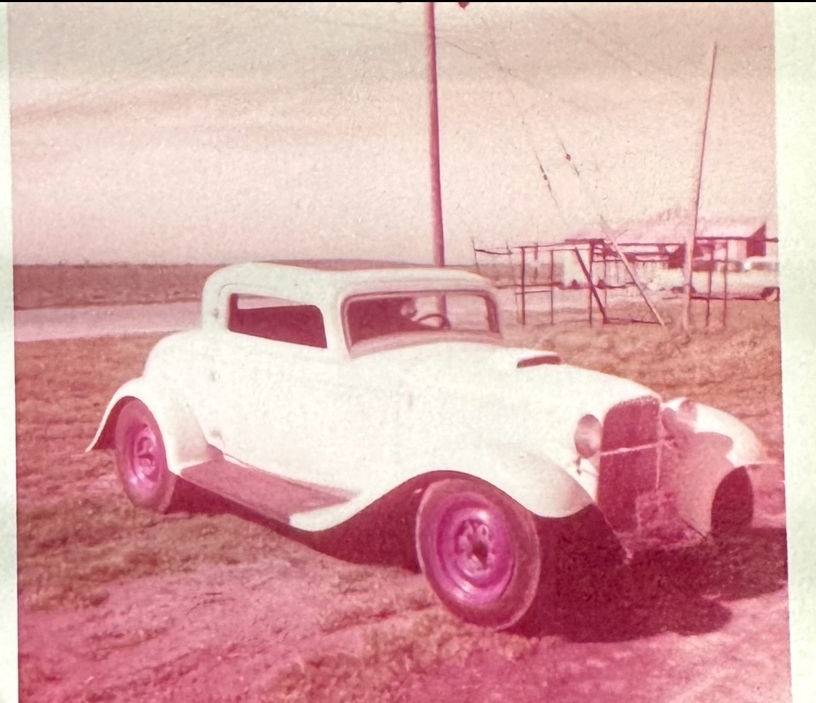 My grandfather's '32 Ford, more than 60 years ago